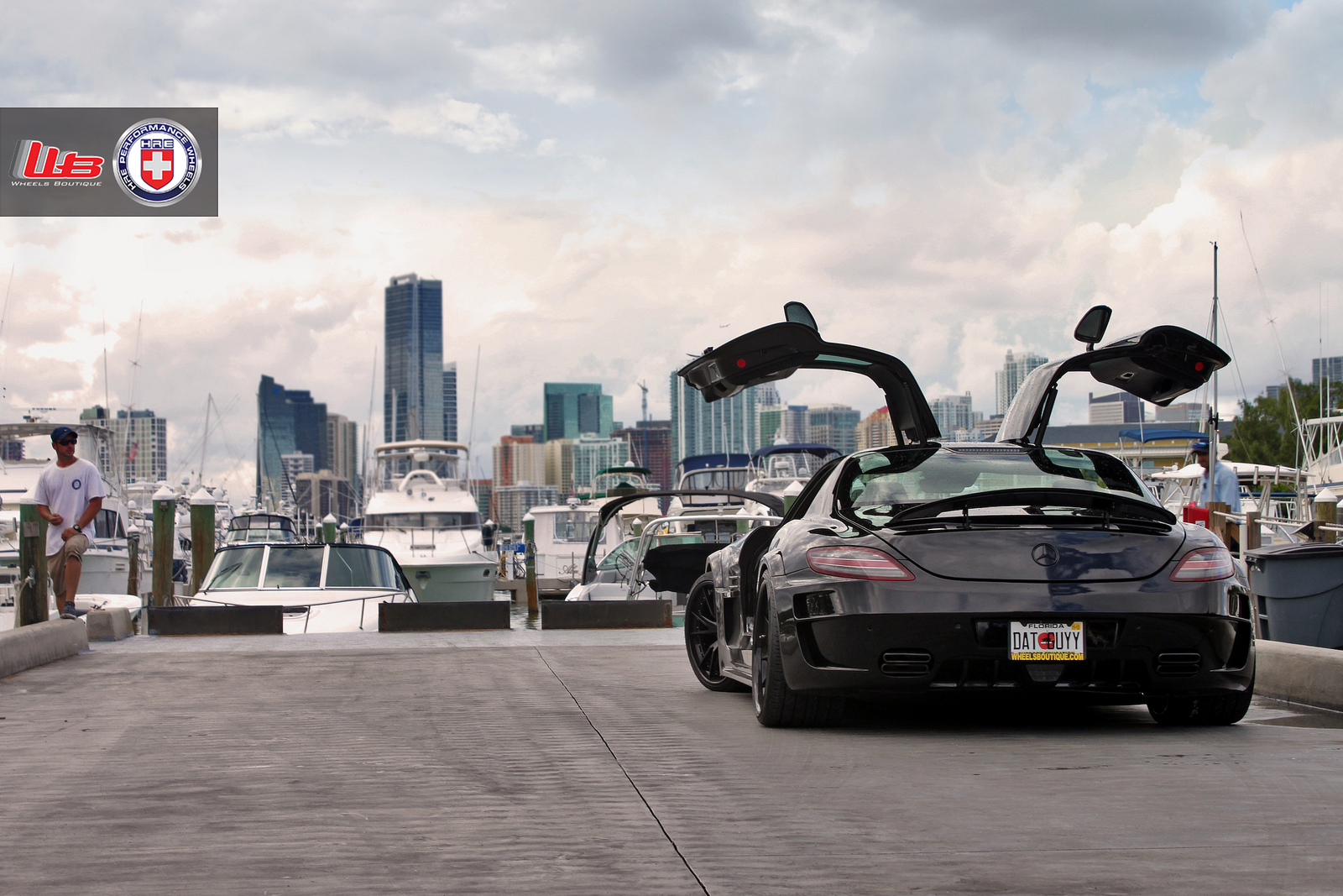 photo 4 Mercedes-Benz SLS AMG custom wheels HRE S104 20x10.5, ET , tire size 285/25 R20. 21x12.5 ET 375/20 R21