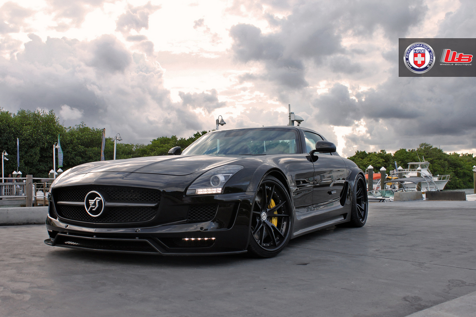 photo 5 Mercedes-Benz SLS AMG custom wheels HRE S104 20x10.5, ET , tire size 285/25 R20. 21x12.5 ET 375/20 R21