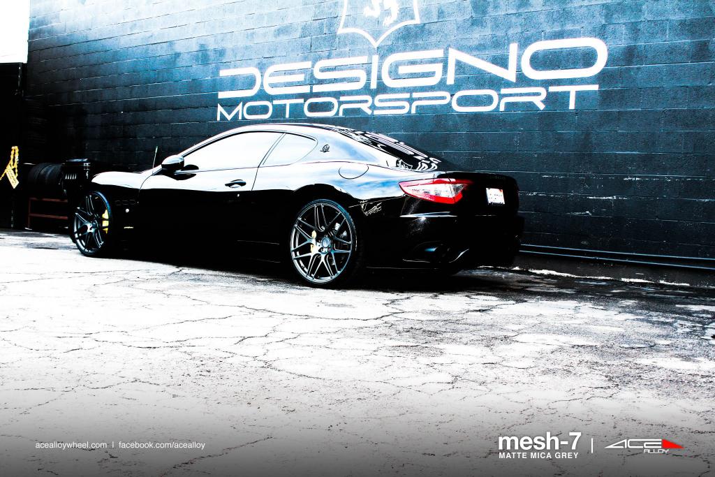 photo 6 Maserati GranTurismo custom wheels ACE  MESH-7 22x9.0, ET , tire size X R22. 22x10.5 ET 