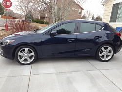 photo 3 Mazda Mazda3 custom wheels OEM Mazda RX-8 18x8.0, ET +50, tire size 225/45 R18. x ET 