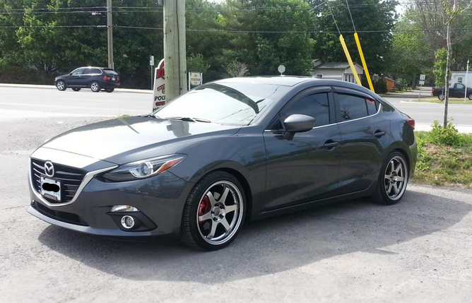 photo 3 Mazda Mazda3 custom wheels Varrstoen  ES2  18x8.5, ET +45, tire size 225/40 R18. x ET 