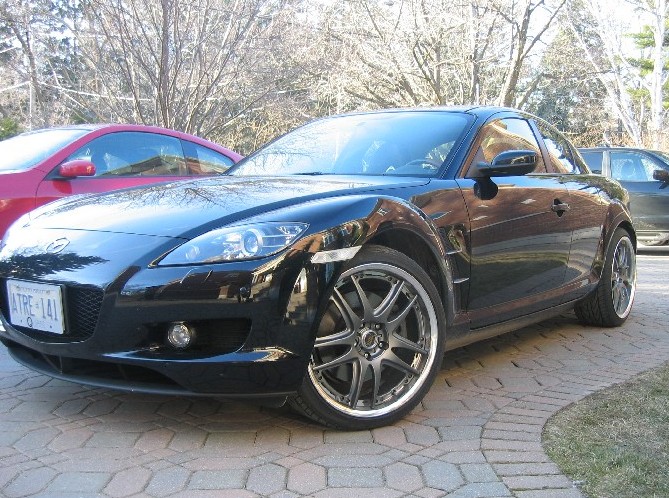 photo 1 Mazda RX-8 custom wheels Volk  GT-V 19x8.5, ET , tire size X R19. 19x9.5 ET 
