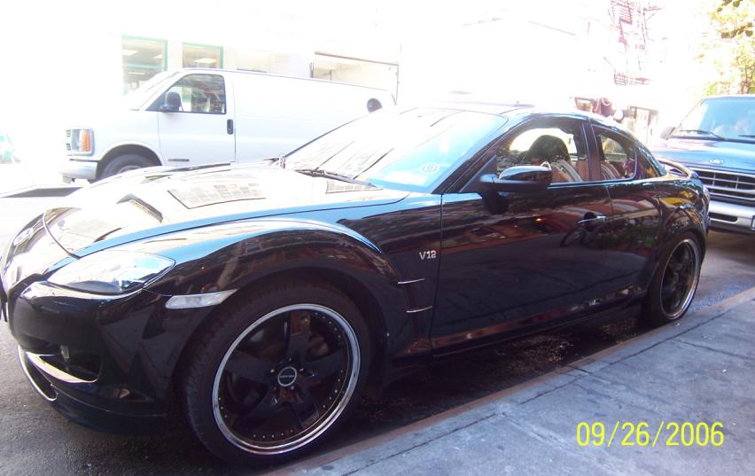 photo 1 Mazda RX-8 custom wheels   19x8.5, ET +35, tire size 245/35 R19. x ET 