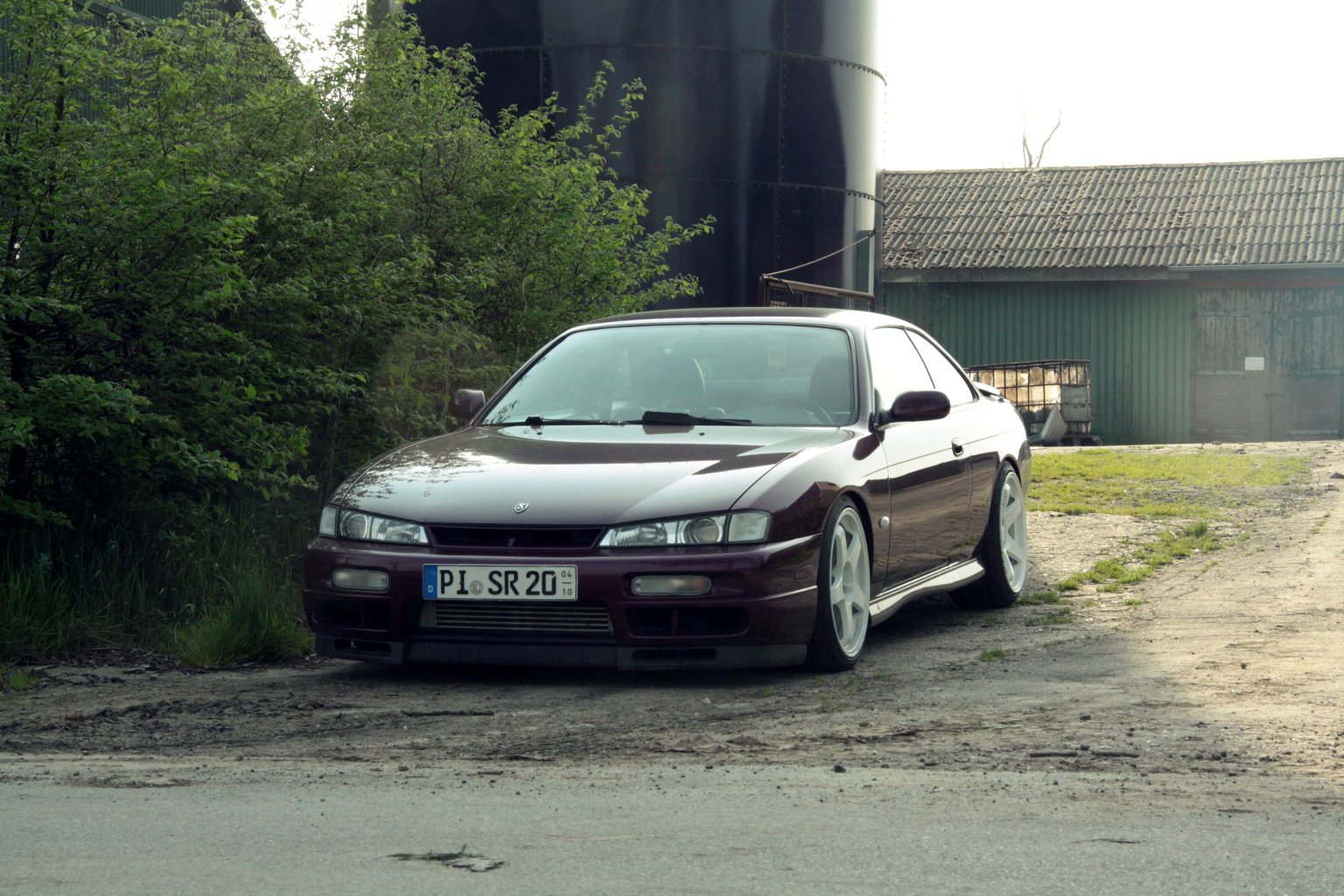photo 1 Nissan S14 custom wheels Rota P45F 18x8.5, ET +15, tire size 215/40 R18. 18x9.5 ET+20 225/40 R18
