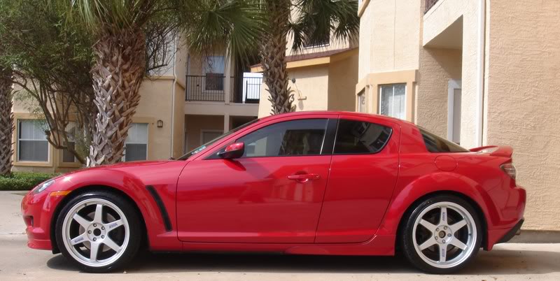 photo 1 Mazda RX-8 custom wheels Volk  TE37 19x8.5, ET +29, tire size X R19. 19x9.5 ET+34 