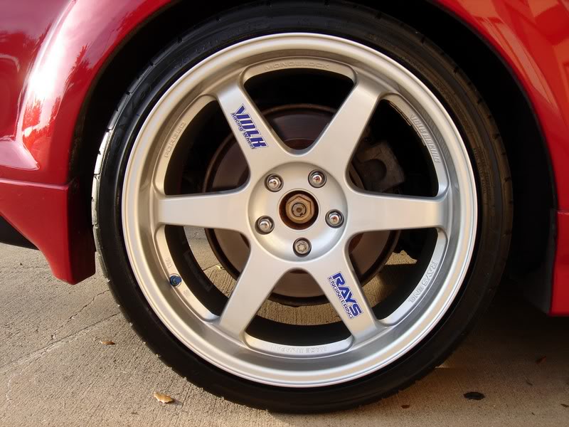 photo 4 Mazda RX-8 custom wheels Volk  TE37 19x8.5, ET +29, tire size X R19. 19x9.5 ET+34 