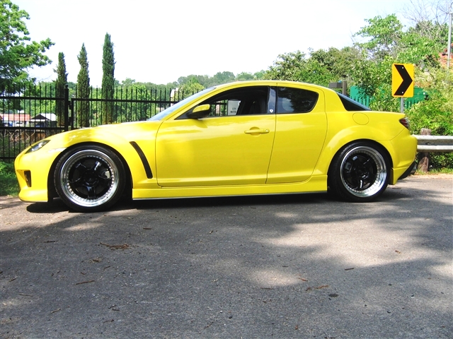 photo 1 Mazda RX-8 custom wheels Work  Meister S1  19x8.5, ET +36, tire size 235/35 R19. 19x9.5 ET+29 165/30 R19