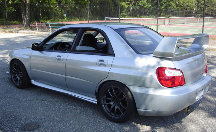 photo 6 Subaru Impreza WRX STi custom wheels Work Wheels Emotion CR Kai 17x9.0, ET +34, tire size 235/45 R17. 17x9.0 ET+39