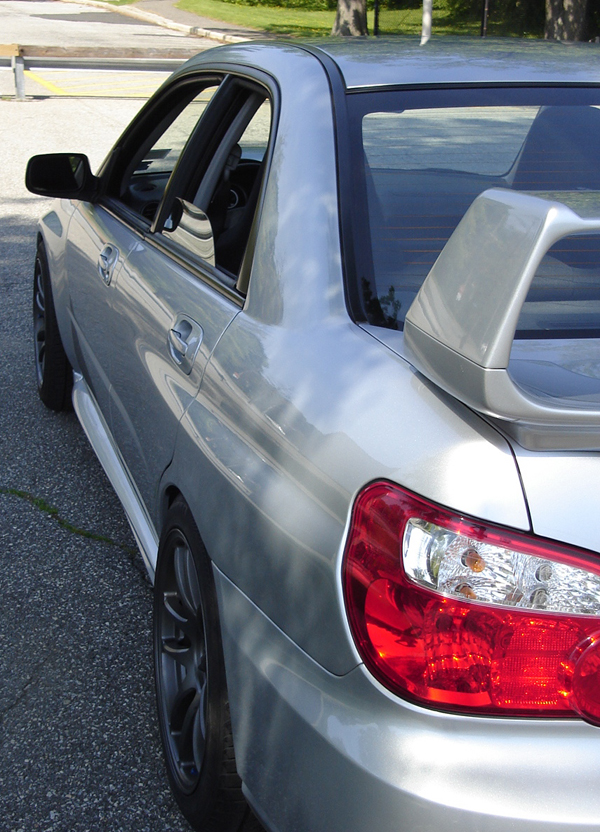 photo 8 Subaru Impreza WRX STi custom wheels Work Wheels Emotion CR Kai 17x9.0, ET +34, tire size 235/45 R17. 17x9.0 ET+39