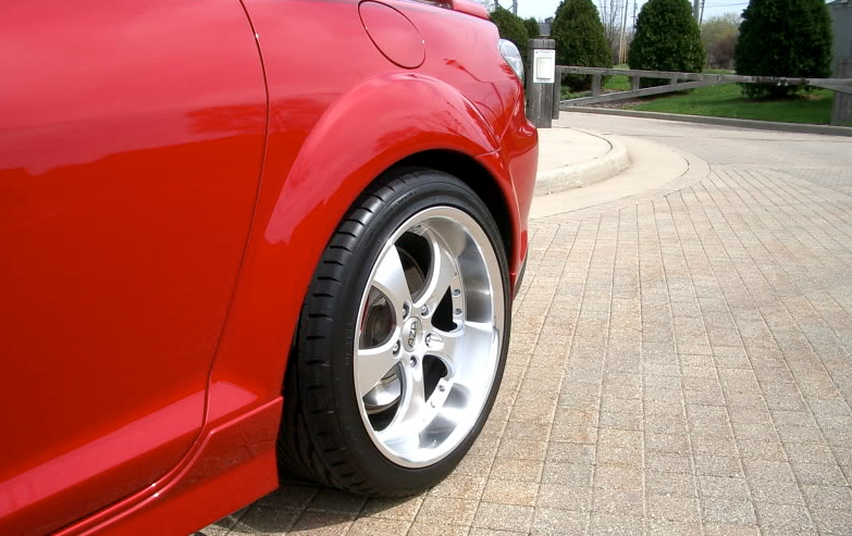 photo 2 Mazda RX-8 custom wheels AZA Z-08 18x8.5, ET , tire size 235/40 R18. 18x9.5 ET 265/35 R18