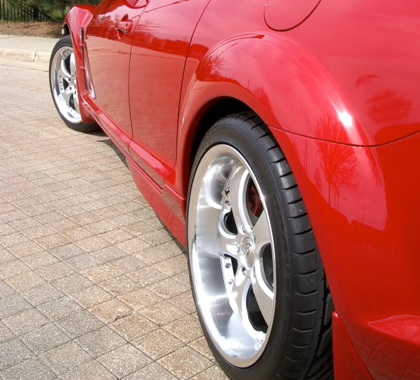 photo 3 Mazda RX-8 custom wheels AZA Z-08 18x8.5, ET , tire size 235/40 R18. 18x9.5 ET 265/35 R18