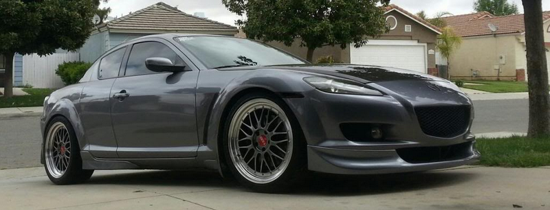 photo 1 Mazda RX-8 custom wheels   19x8.5, ET +30, tire size 235/35 R19. 19x9.5 ET+22 275/35 R19