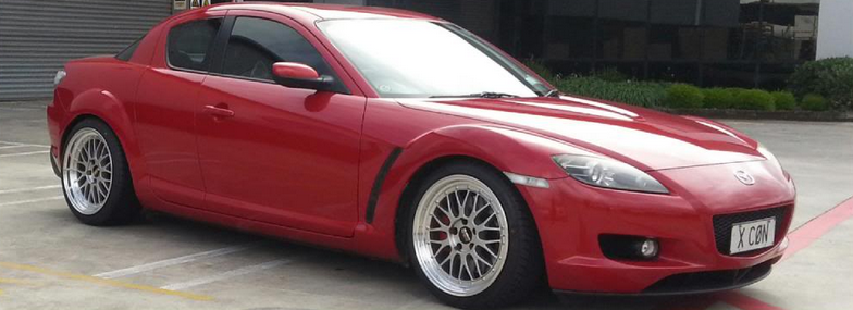 photo 1 Mazda RX-8 custom wheels BBS  LM 18x8.0, ET +35, tire size X R18. 18x9.0 ET+35 
