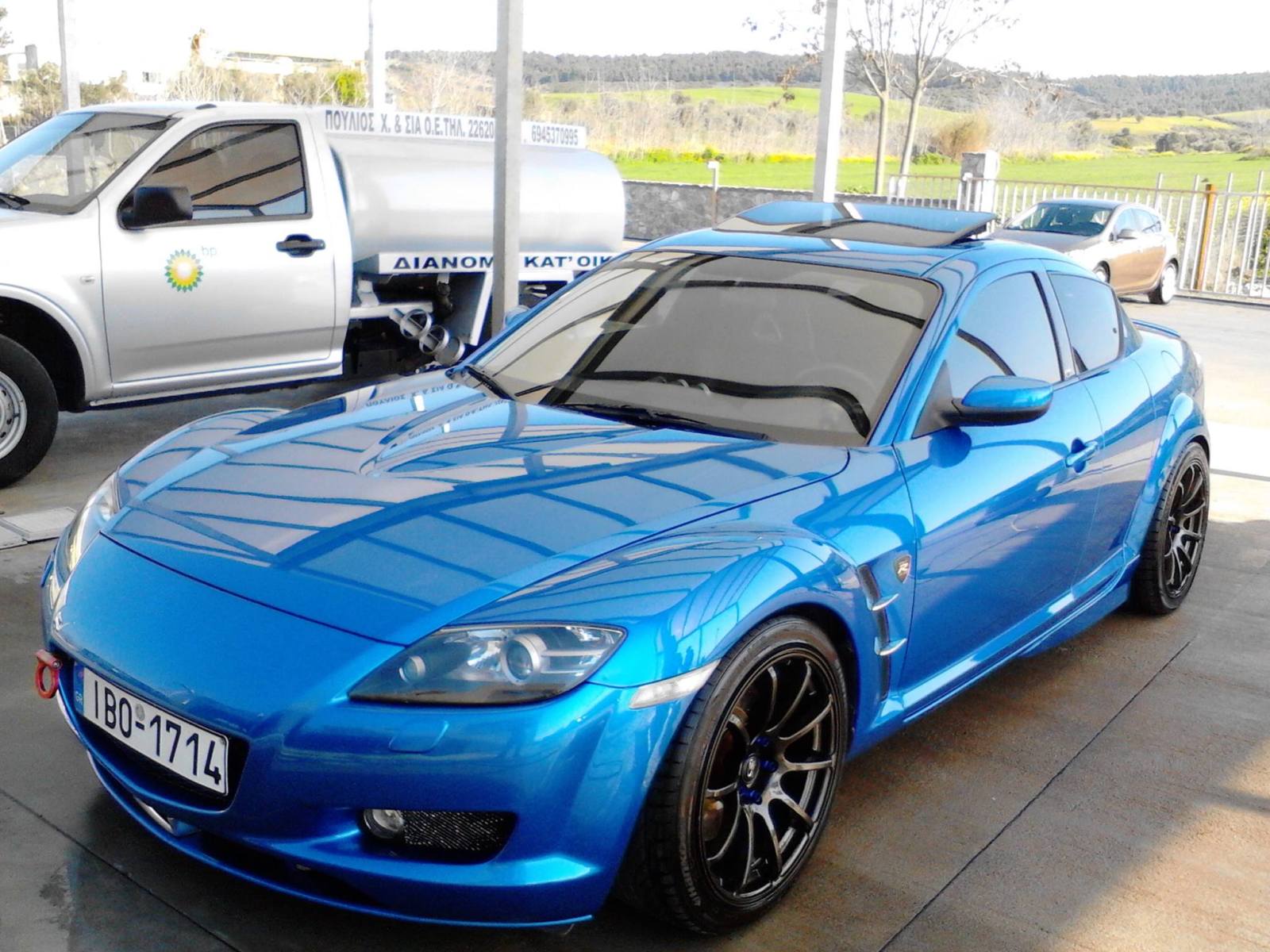 photo 3 Mazda RX-8 custom wheels Rota Force Drift 18x9.0, ET +27, tire size 235/40 R18. x ET 265/35 R