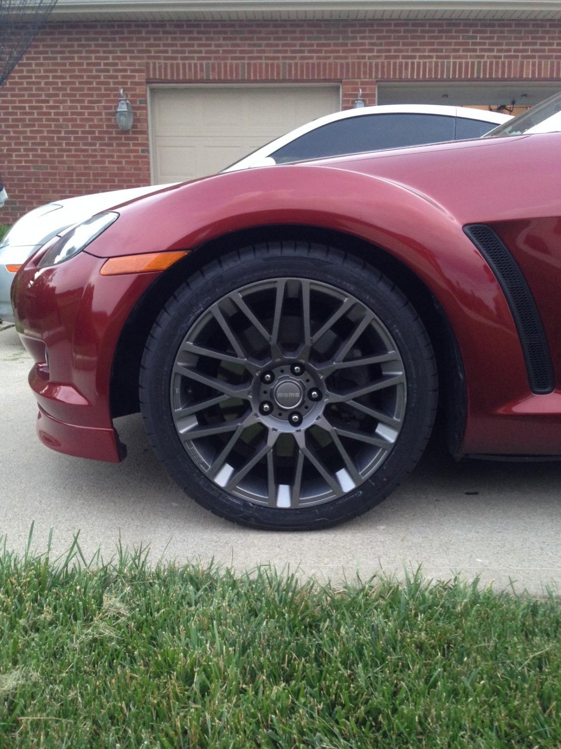 photo 1 Mazda RX-8 custom wheels Momo  Revenge  18x8.0, ET , tire size 235/40 R18. x ET 