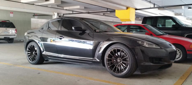 photo 4 Mazda RX-8 custom wheels Weds SA15R  18x9.5, ET +38, tire size 245/40 R18. x ET 