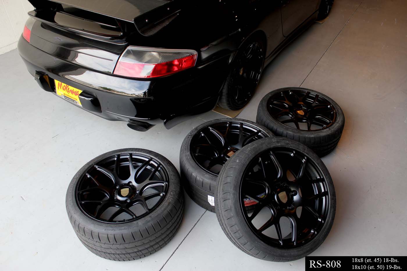 photo 5 Porsche Cayman custom wheels Rota RS-808 18x8.0, ET +45, tire size X R18. 18x10.0 ET+50 