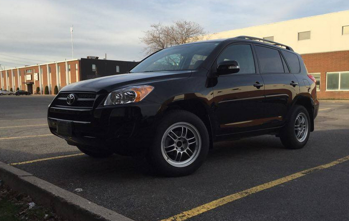 photo 1 Toyota RAV4 custom wheels Enkei RPF1 17x8.0, ET +30, tire size X R17. x ET 