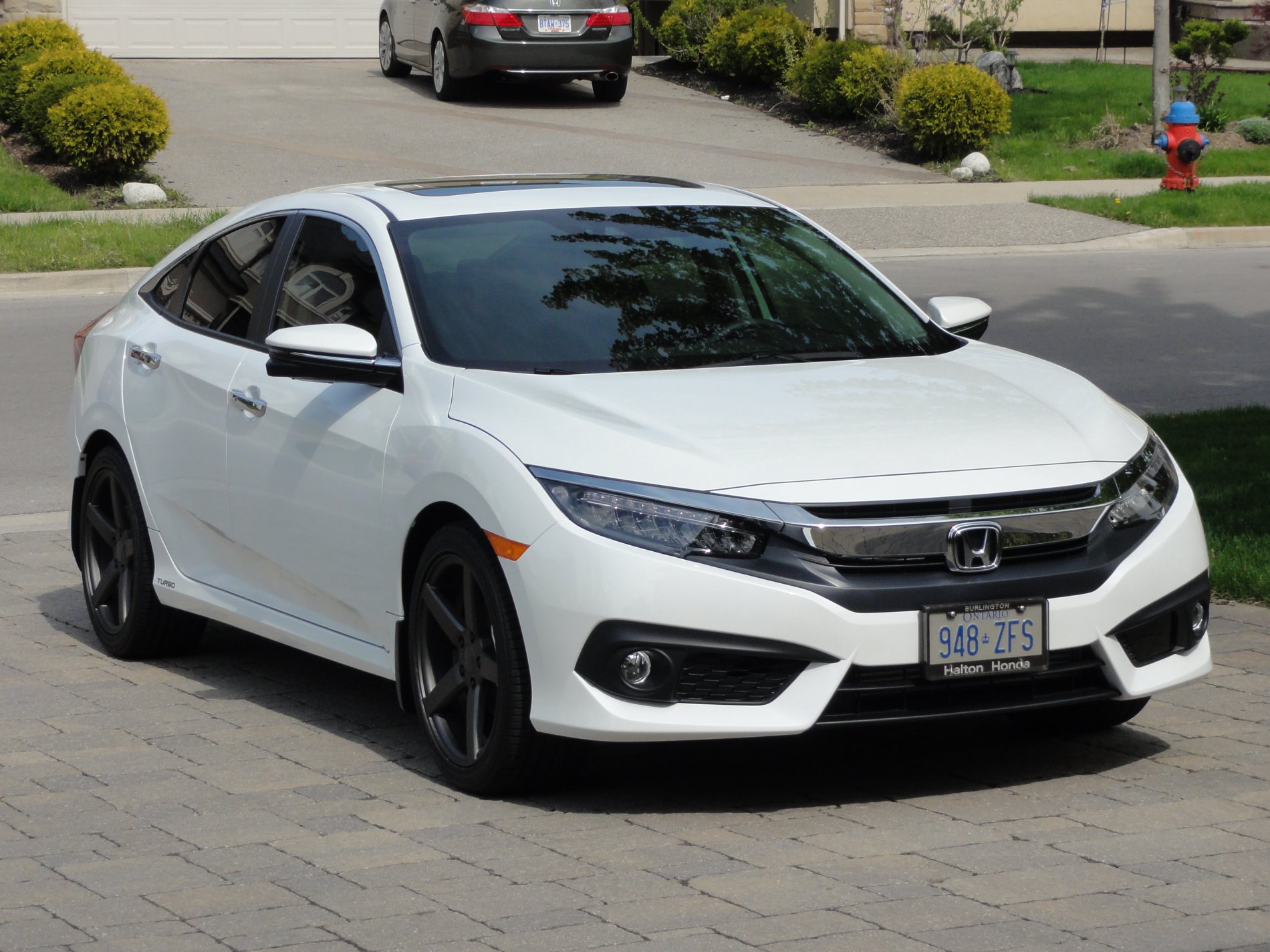 photo 1 Honda Civic custom wheels Ruffino Boss  18x8.0, ET +42, tire size 245/40 R18. x ET 