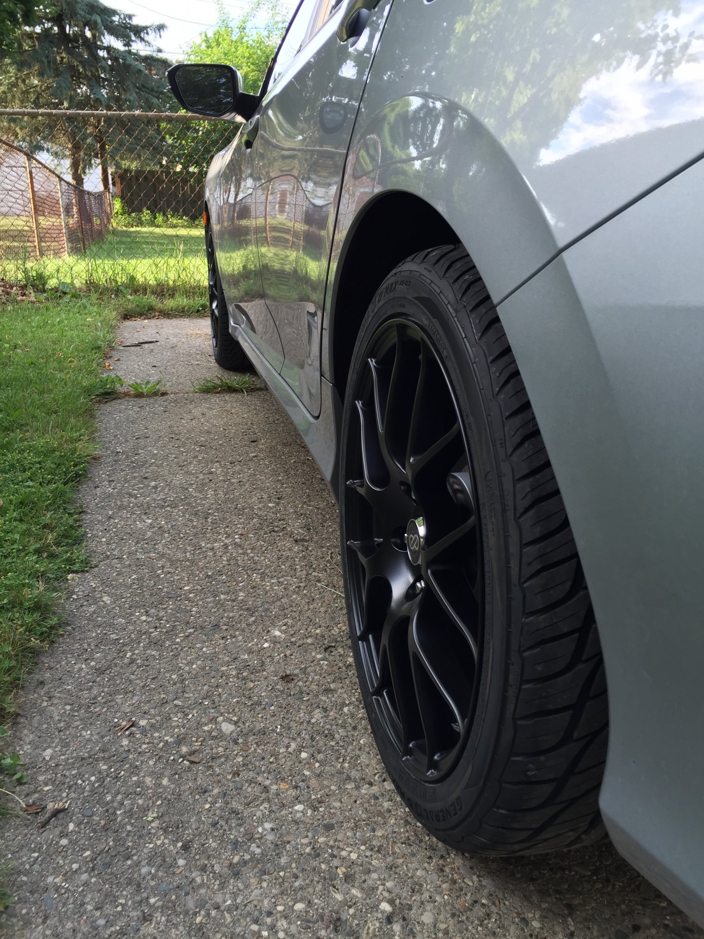 photo 2 Honda Civic custom wheels Enkei Raijin 18x, ET , tire size 235/40 R18. x ET