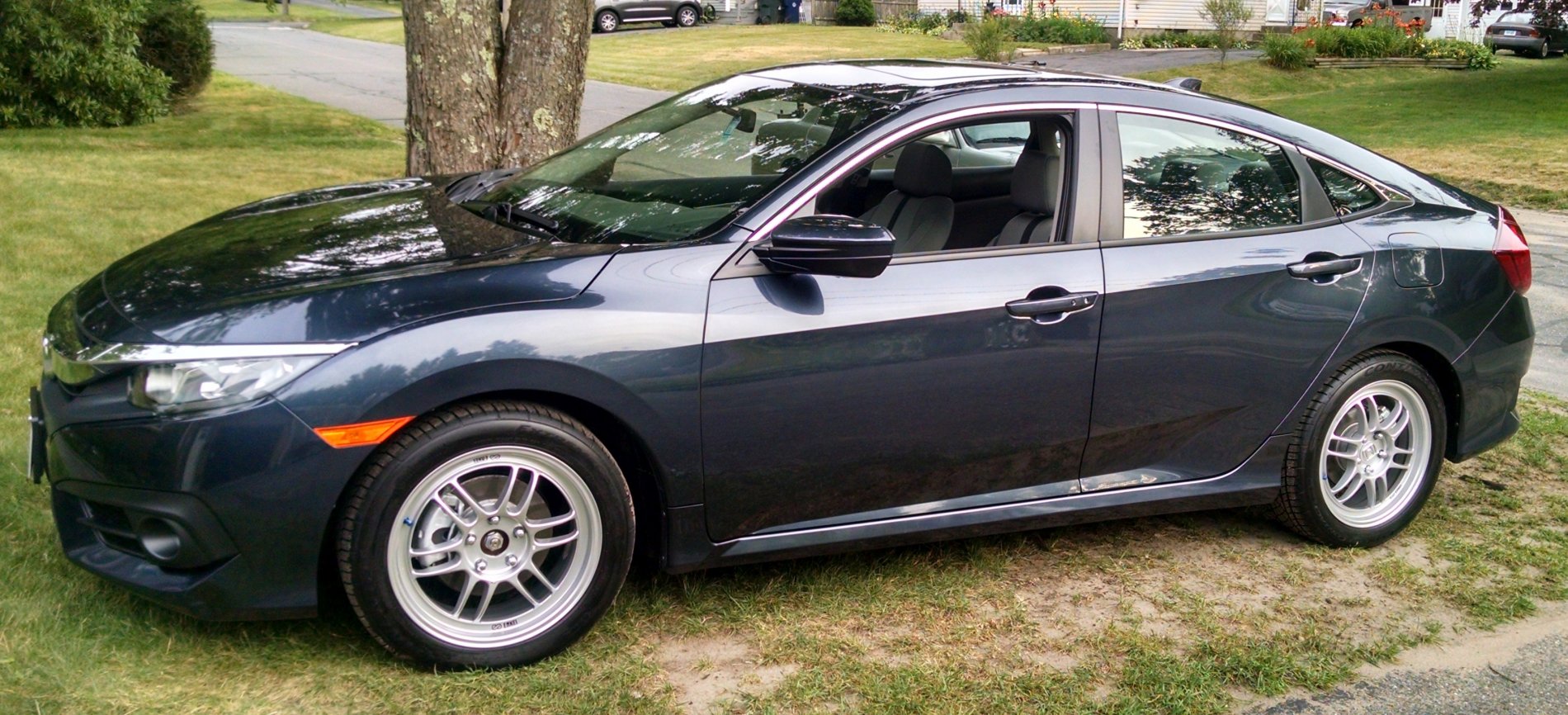 photo 1 Honda Civic custom wheels Enkei RPF1  17x7.0, ET , tire size 215/50 R17. x ET 