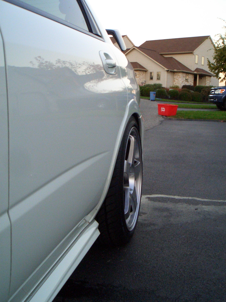 photo 4 Subaru Impreza WRX STi custom wheels Rota P45F 18x8.5, ET +35, tire size 255/35 R18. x ET 