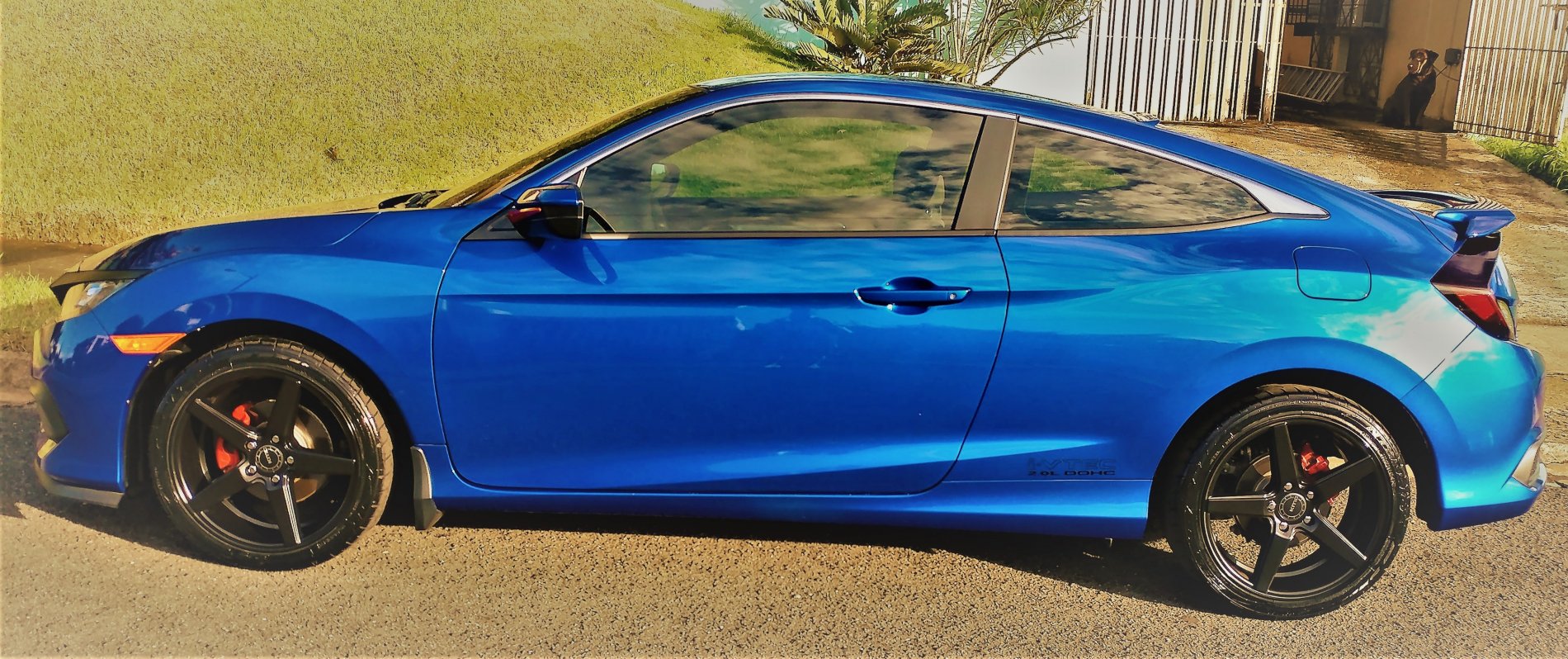 photo 1 Honda Civic custom wheels KMC  District 685 18x, ET , tire size 225/40 R18. x ET 