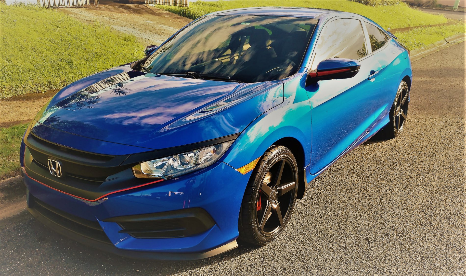 photo 2 Honda Civic custom wheels KMC  District 685 18x, ET , tire size 225/40 R18. x ET 