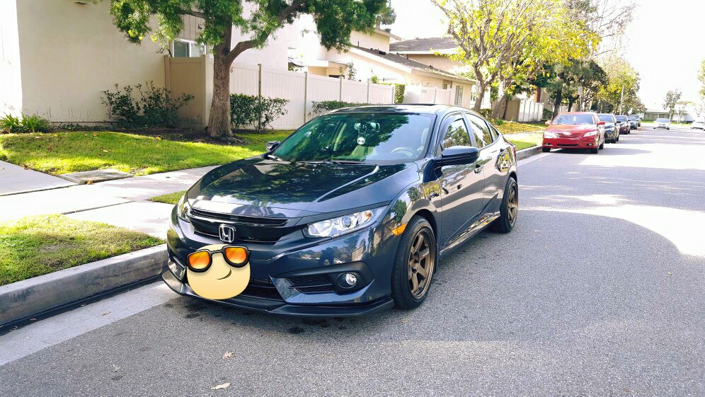 photo 1 Honda Civic custom wheels Volk TE37 17x9.0, ET , tire size X R17. 17x9.5 ET