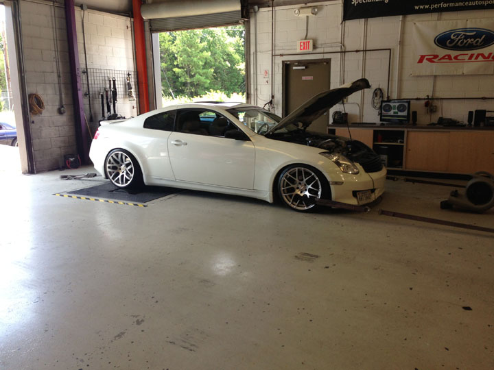 photo 5 Infiniti G35 custom wheels Avant Garde M310 19x9.5, ET -5, tire size 225/35 R19. 19x11.0 ET-7 265/30 R19