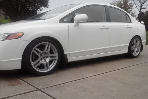 photo 1 Honda Civic custom wheels   17x8.0, ET +45, tire size 235/40 R17. x ET 