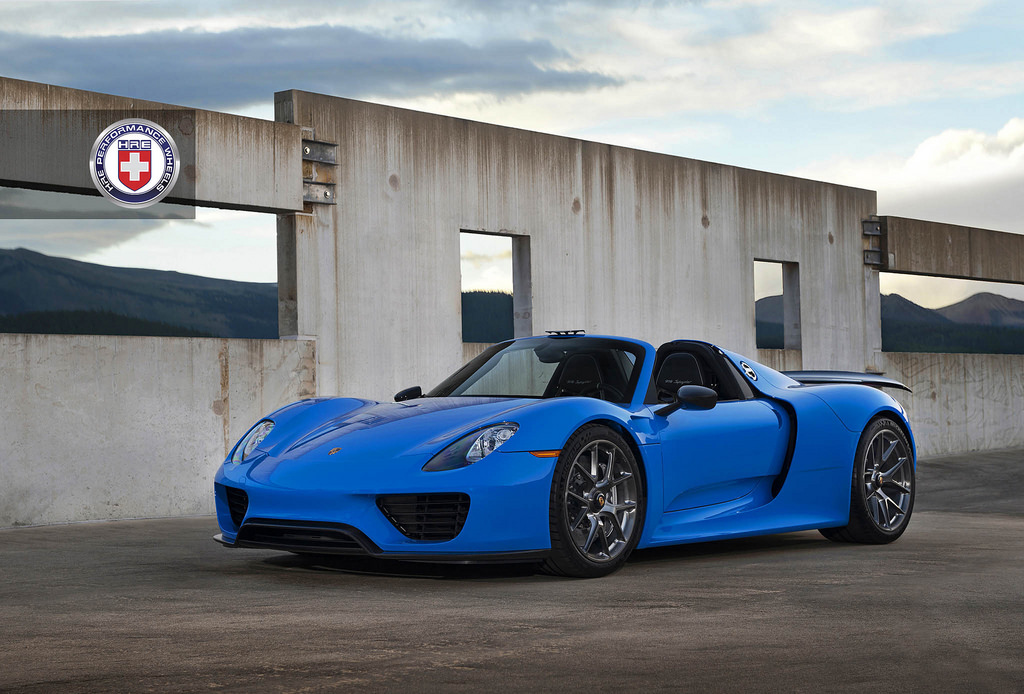 photo 2 Porsche 918 Spyder custom wheels HRE P101 20x9.5, ET , tire size X R20. 21x12.5 ET