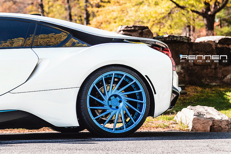photo 3 BMW i8 custom wheels Rennen 22x9.0, ET , tire size X R22. 22x10.5 ET
