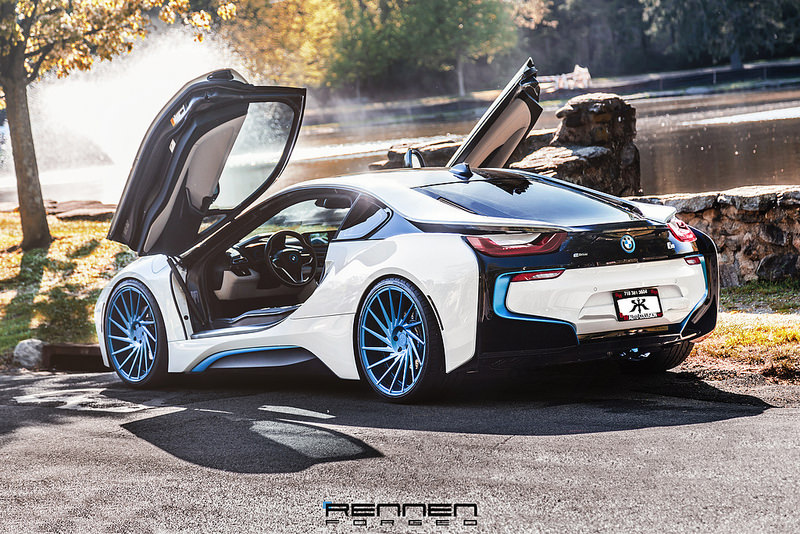 photo 4 BMW i8 custom wheels Rennen 22x9.0, ET , tire size X R22. 22x10.5 ET