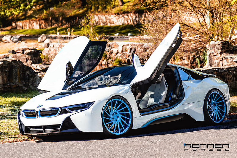 photo 5 BMW i8 custom wheels Rennen 22x9.0, ET , tire size X R22. 22x10.5 ET