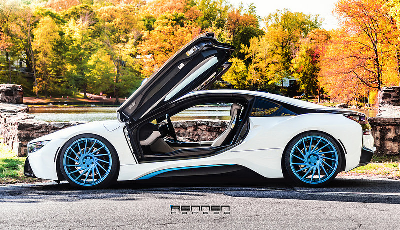 photo 7 BMW i8 custom wheels Rennen 22x9.0, ET , tire size X R22. 22x10.5 ET
