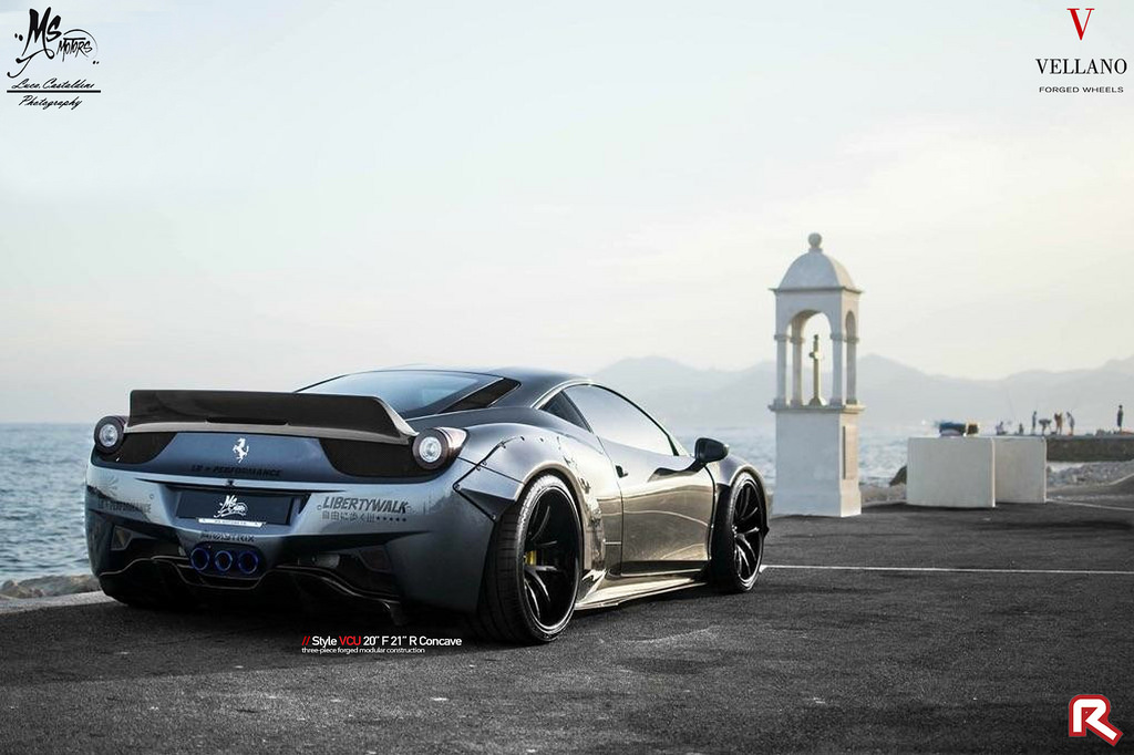 photo 2 Ferrari 458 Italia custom wheels Vellano VCU 20x, ET , tire size X R20. 21x ET