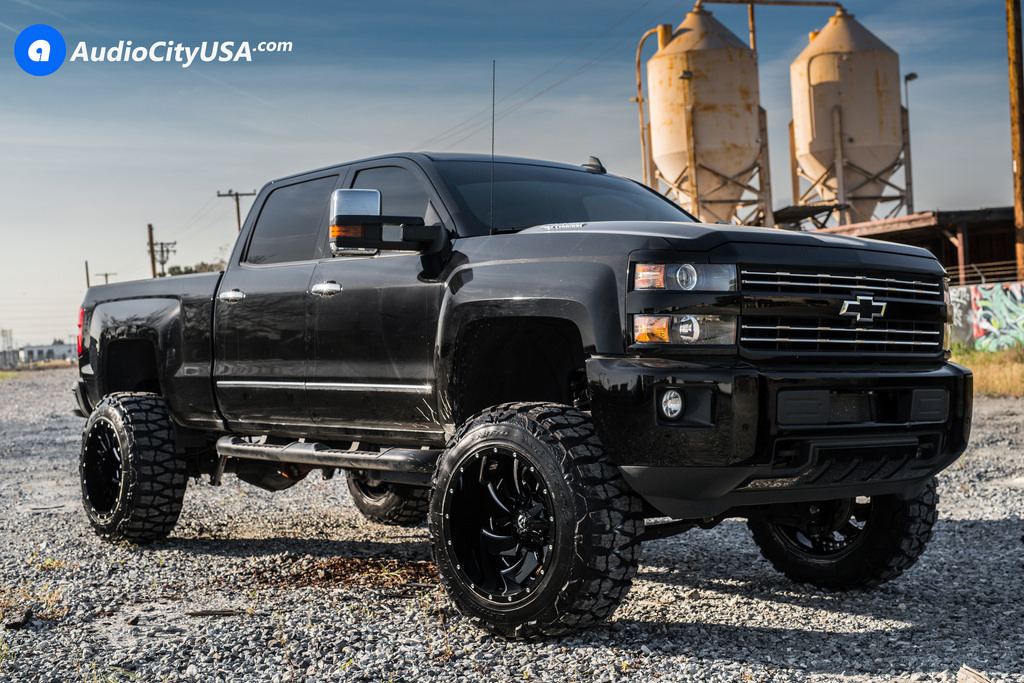 photo 7 Chevrolet Silverado 2500HD custom wheels Cleaver  D239  22x14.0, ET , tire size 315/60 R22. x ET 