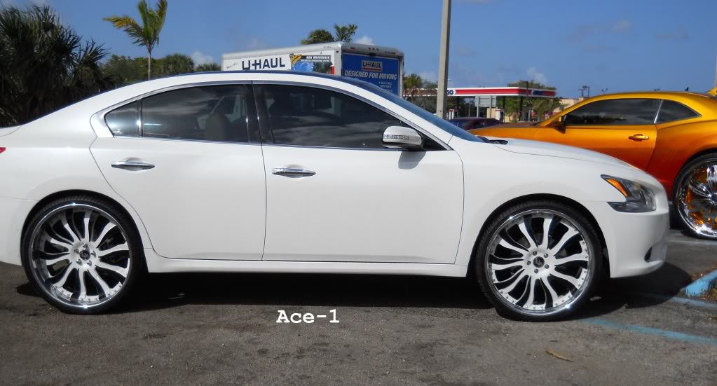 photo 2 Nissan Maxima custom wheels ACE Forgiato 24x, ET , tire size X R24. x ET 