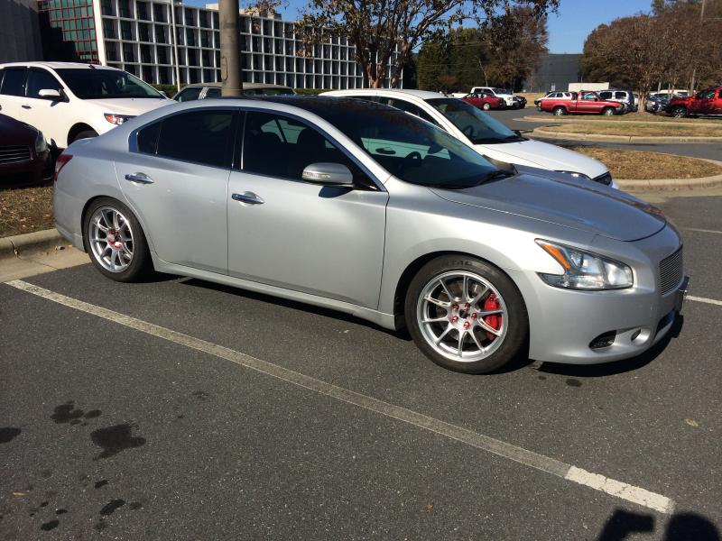 photo 1 Nissan Maxima custom wheels 18x9.5, ET +38, tire size 275/40 R18. x ET