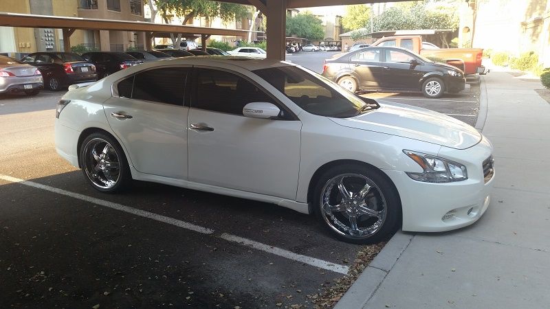 photo 1 Nissan Maxima custom wheels Velocity  20x, ET , tire size X R20. x ET 