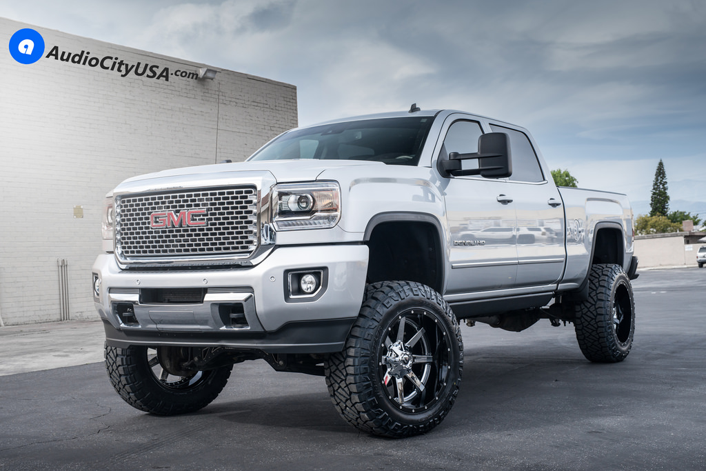 photo 3 GMC Sierra 2500HD custom wheels Fuel D260 22x12.0, ET , tire size 315/60 R22. x ET 
