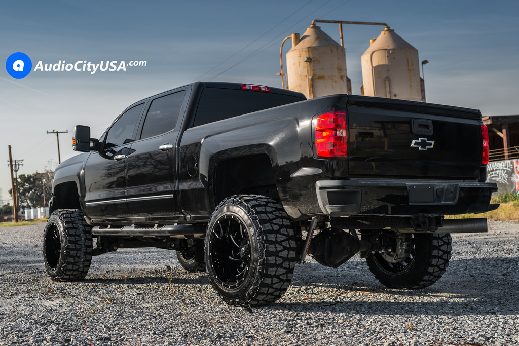 photo 8 Chevrolet Silverado 2500HD custom wheels Fuel Cleaver D239 22x14.0, ET , tire size 345/55 R22. x ET 