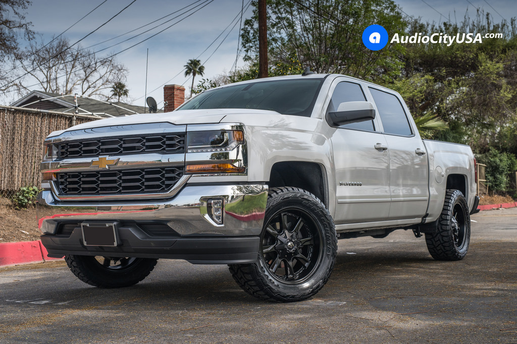 photo 2 Chevrolet Silverado 1500 custom wheels Fuel D604 Hydro 20x9.0, ET , tire size 315/50 R20. x ET 