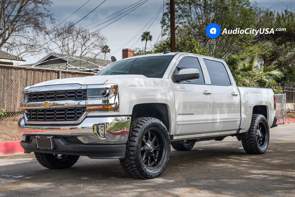 photo 4 Chevrolet Silverado 1500 custom wheels Fuel D604 Hydro 20x9.0, ET , tire size 315/50 R20. x ET 
