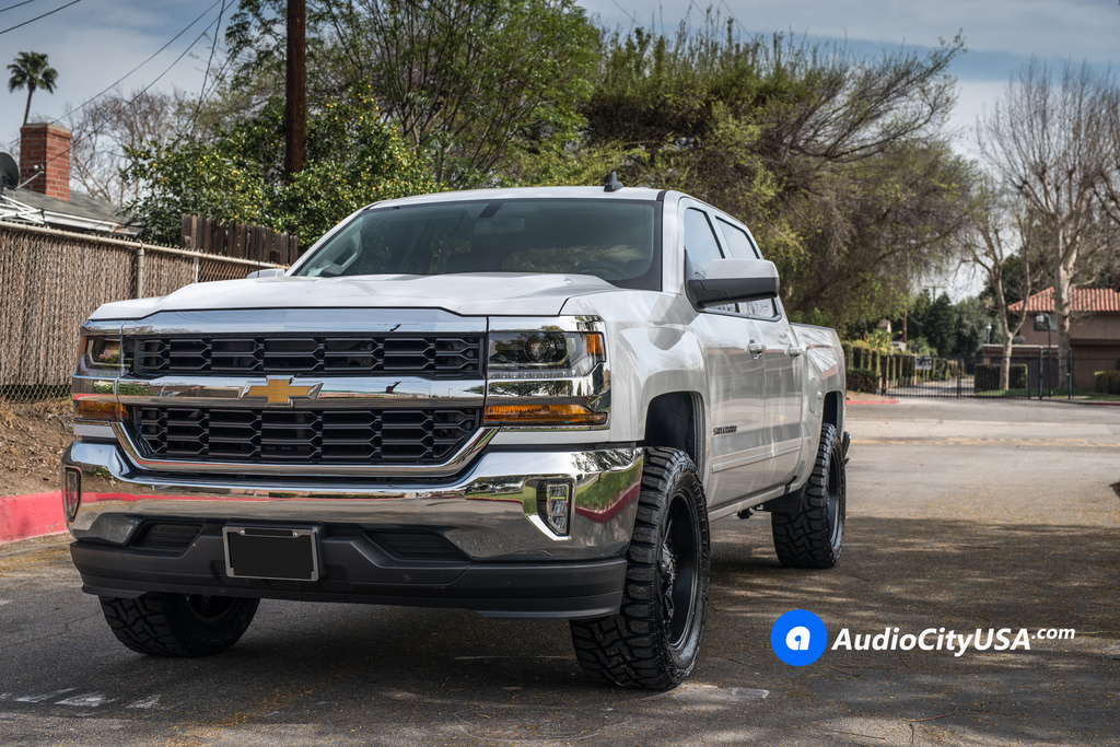 photo 6 Chevrolet Silverado 1500 custom wheels Fuel D604 Hydro 20x9.0, ET , tire size 315/50 R20. x ET 