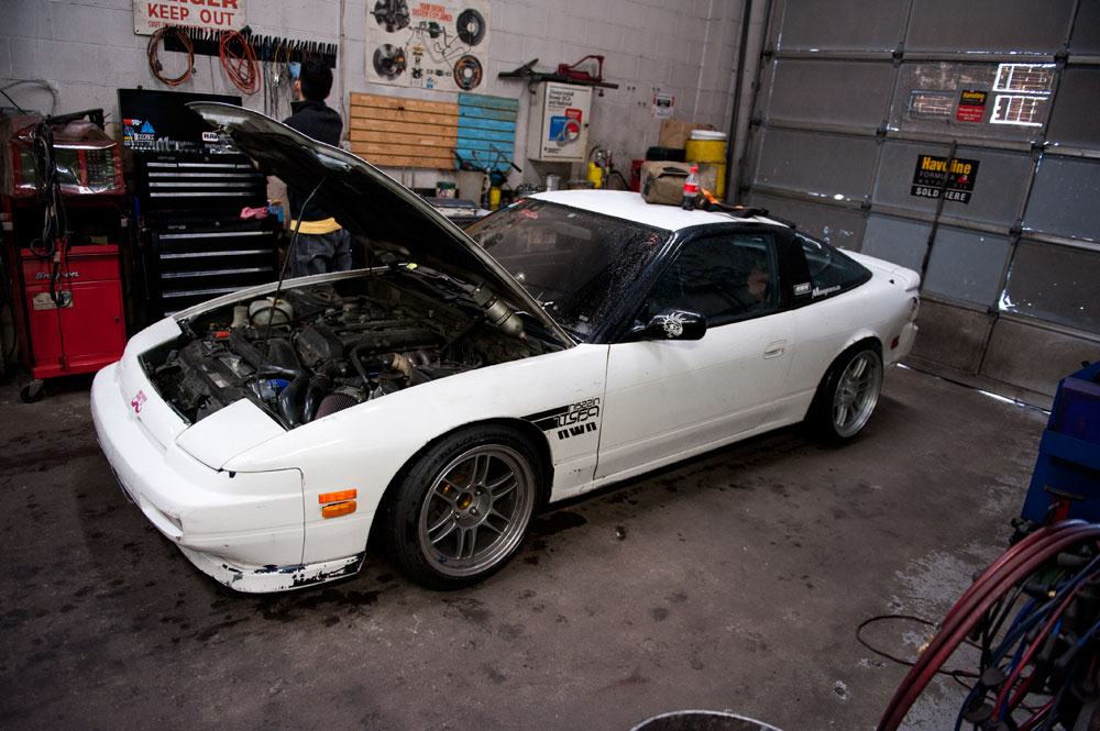 photo 3 Nissan S13 custom wheels Enkei RPF1 17x9.5, ET 0, tire size 255/35 R17. 18x10.5 ET+15 265/35 R18