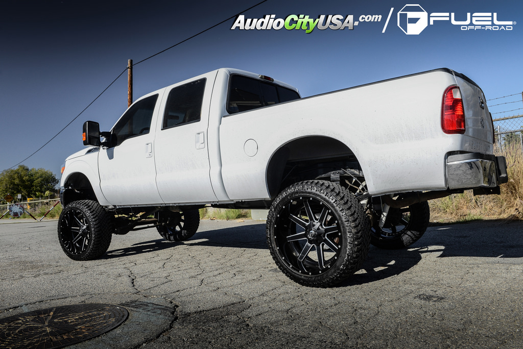 photo 2 Ford F-250 custom wheels Fuel D262 24x12.0, ET , tire size 325/45 R24. x ET 
