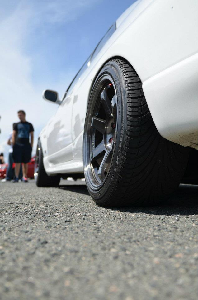 photo 3 Nissan R31-R34 Skyline GT-R custom wheels Volk TE37SL 18x10.5, ET +15, tire size 265/35 R18. x ET