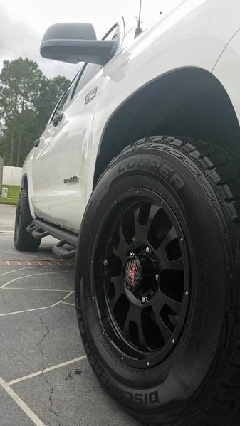 photo 1 Toyota Tundra custom wheels level 8  guardian 18x9.0, ET +25, tire size 275/65 R18. x ET 